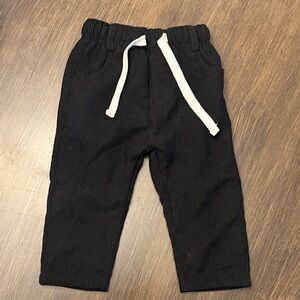 Little bipsy Black Corduroy Kids Pants